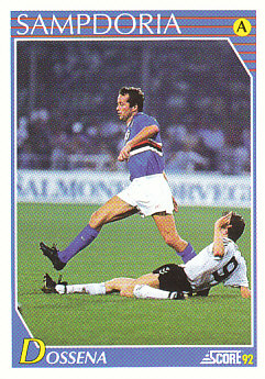 Giuseppe Dossena Sampdoria Score 92 Seria A #236